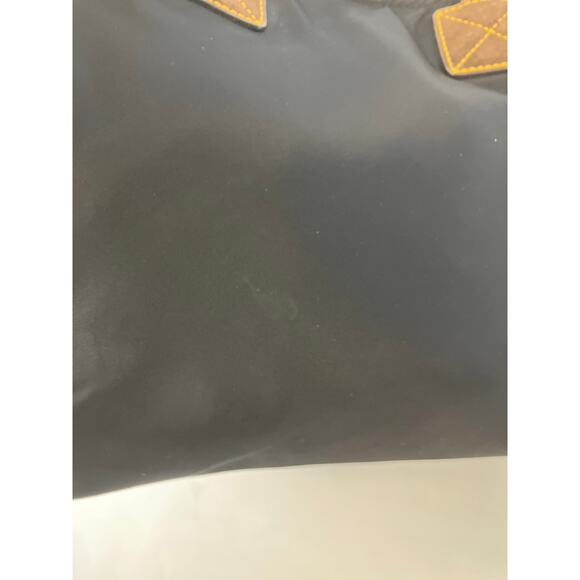 DOONEY & BOURKE BLACK NYLON BROWN LEATHER SHOULDER BAG ASIS - Picture 7 of 16